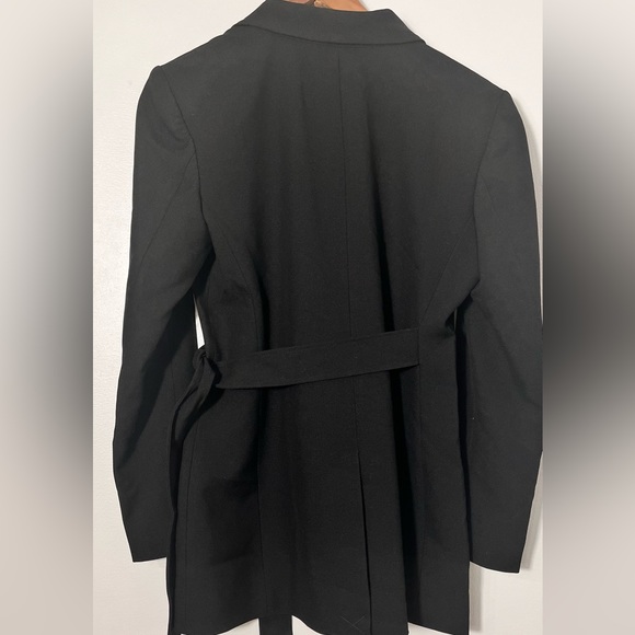 New Aligne Ferran Black tie waist jacket blazer sports coat workwear - Picture 6 of 9